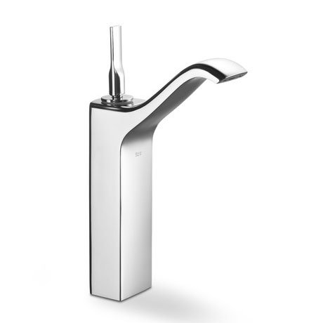 Roca Urban Chrome Extended Basin Mixer with Pop-up Waste - 5A3404C00 Large Image