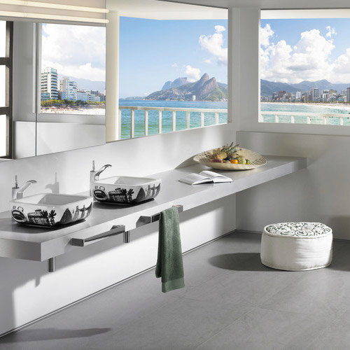 Roca - Urban Rio de Janeiro Countertop Basin - 400 x 400mm - White - 32765R00U Feature Large Image