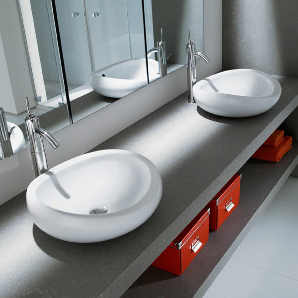 Roca Urbi 1 450mm Over countertop Basin 0TH - 327225000 Feature Large Image