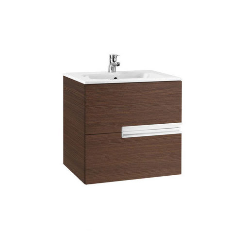 Roca - Victoria-N Unik 2 Drawer Vanity Unit with 600mm Basin - 4 x Colour Options Large Image