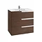 Roca - Victoria-N Unik 3 Drawer Vanity Unit with 1000mm Basin - 4 x Colour Options Large Image