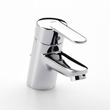 Roca Victoria V2 Chrome Basin Mixer Tap with Pop-up Waste - 5A3025C00 Profile Large Image