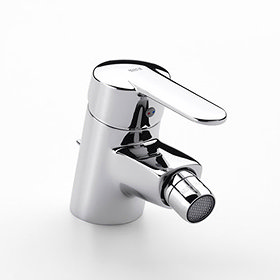 Roca Victoria V2 Chrome Bidet Mixer with Pop-up Waste - 5A6025C00 Large Image