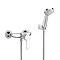 Roca Victoria V2 Chrome Wall Mounted Shower Mixer & Handset - 5A2025C02 Large Image