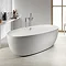 Roca Virginia Acrylic Freestanding Bath with Waste & Overflow (1700 x 800mm) Large Image