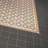 Rochefort Border Patterned Wall and Floor Tiles - 200 x 200mm