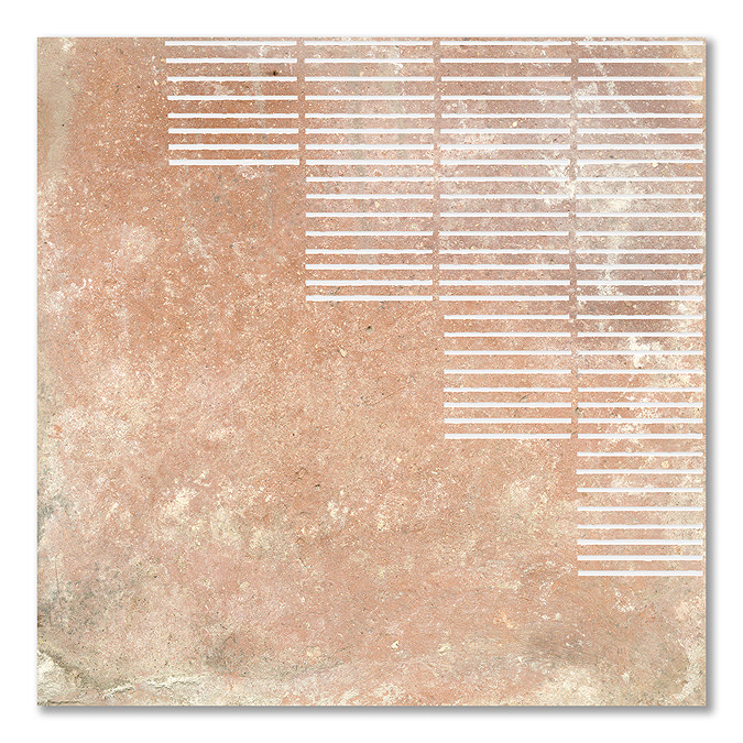 Rochelle Terracotta Matt Decor Wall and Floor Tiles 185 x 185mm