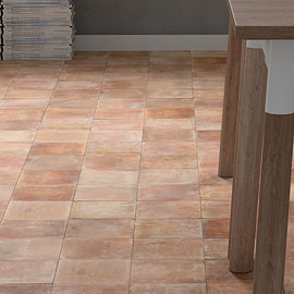 Rochelle Terracotta Matt Wall and Floor Tiles 185 x 185mm