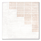 Rochelle White Gloss Decor Wall and Floor Tiles 185 x 185mm