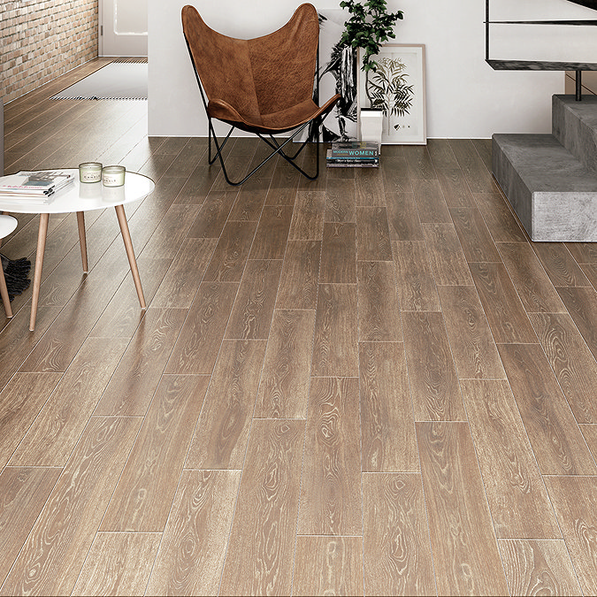 Rochester Natural Wood Effect Wall & Floor Tiles - 150 x 900mm