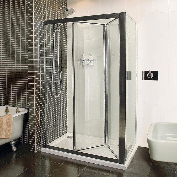 Roman Collage Bi-Fold Shower Door Feature Large Image
