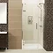Roman - Decem Square Hinged Door with One Inline Panel for Alcove Fitting - Various Size Options Large Image