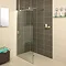 Roman - Embrace Clear Glass Corner Wetroom Panel - Various Size Options Large Image