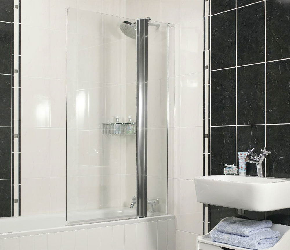 Roman Embrace Extended Bath Screen | From Victorian Plumbing.co.uk