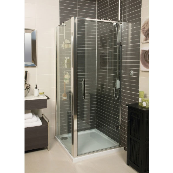 Roman - Embrace Hinged Shower Door - Various Size Options Profile Large Image