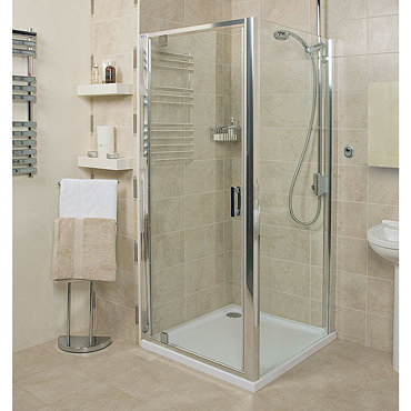 Roman - Embrace Pivot Shower Door - 3 Size Options Profile Large Image