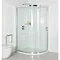 Roman Embrace Single Door Offset Quadrant Shower Enclosure - Various Size Options Large Image