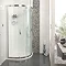 Roman - Embrace Single Door Quadrant Shower Enclosure - 2 Size Options Large Image