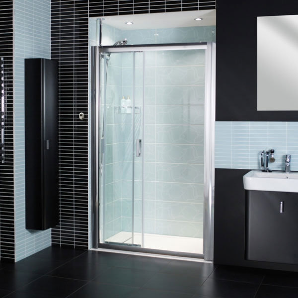 Roman Embrace Three Panel Sliding Shower Door Available Online Now