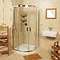 Roman - Embrace Twin Door Quadrant Shower Enclosure - 3 Size Options Large Image