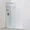 Roman - Embrace Walk-in Alcove Shower Enclosure with Tray and Waste - 2 Size Options Large Image