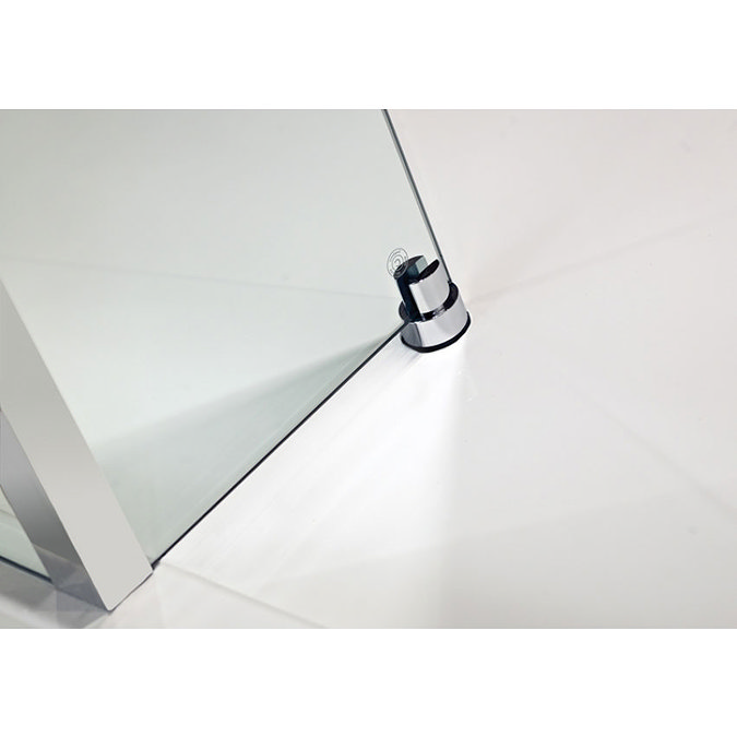 Roman - Embrace Walk-in Corner Shower Enclosure with Tray and Waste - 2 Size Options Profile Large Image