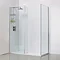 Roman - Embrace Walk-in Corner Shower Enclosure with Tray and Waste - 2 Size Options Large Image