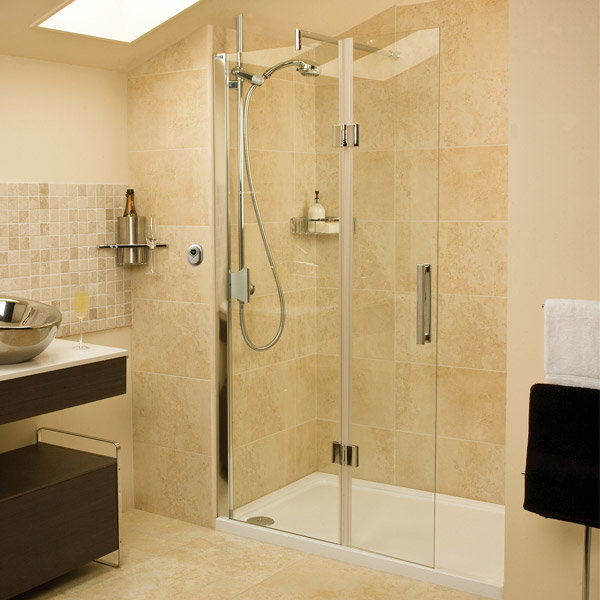 Roman - Embrace Walk In Shower Enclosure - Left hand at Victorian ...