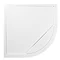 Roman - Infinity 40mm Low Profile Stone Quadrant Shower Tray - 900 x 900mm - Various Colour Options