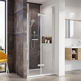 Roman Innov8 Bifold Alcove Shower Door Large Image