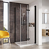 Roman Innov8 Black Bifold Corner Shower Door - 800mm