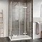 Roman Innov8 Corner Bi-Fold Shower Door with In-Line Panel Large Image