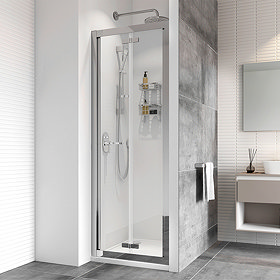 Roman - Haven8 Bi-Fold Shower Door - Various Size Options Large Image