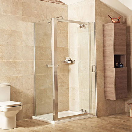 Roman Lumin8 Inward-Opening Shower Door - Various Size Options Feature Large Image