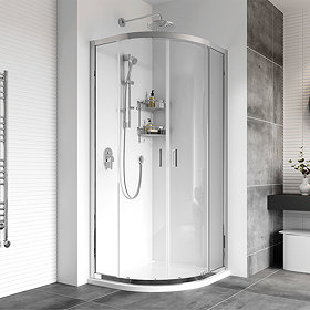 Roman - Haven8 Two Door Quadrant Shower Enclosure - 2 Size Options Large Image