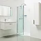 Roman Lumin8 Wave Walk-In Shower Enclosure Profile Large Image