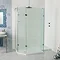 Roman Sculptures Angled Walk-In Shower Enclosure Large Image