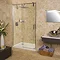 Roman Sculptures Sliding Shower Door Large Image