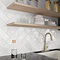 Romola White Glazed Wall Tiles - 100 x 530mm