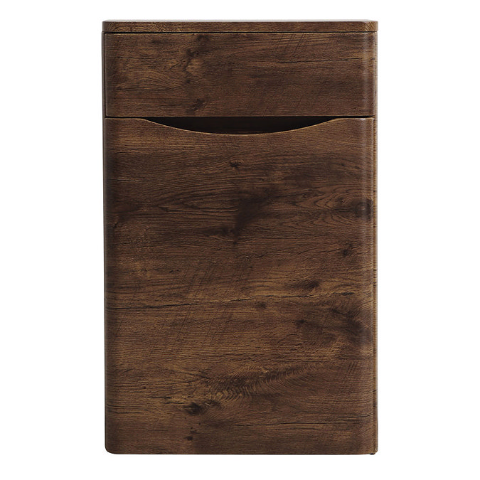 Ronda 500mm Chestnut 2-In-1 Combined Wash Basin & Toilet In Bathroom Large Image