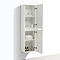 Monza White Ash Wall Hung Bathroom Furniture Package