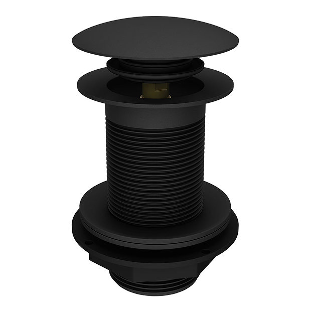 Rondo Double Wall Hung Basin Package with Matt Black Square Taps