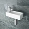 Rondo Wall Hung Small Cloakroom Basin 1TH - 365 x 180mm