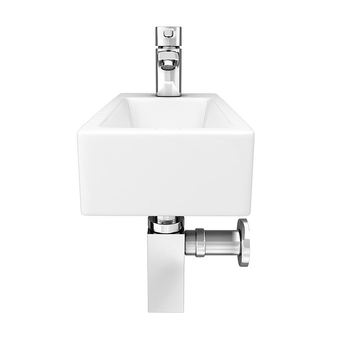 Rondo Wall Hung Small Cloakroom Basin Package  additional Large Image