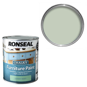 Ronseal Chalky Furniture Paint - Dusky Mint  Profile Large Image