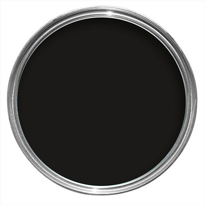 Ronseal One Coat Cupboard & Melamine Paint - Black Gloss Feature Large Image