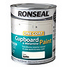 Ronseal One Coat Cupboard & Melamine Paint - Ivory Satin  Profile Large Image