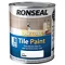 Ronseal One Coat Tile Paint 750ml - White Satin  Profile Large Image