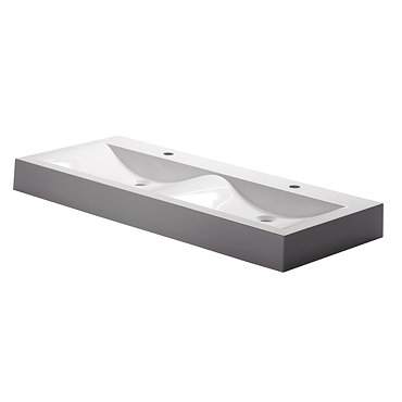 Roper Rhodes 1200mm Isocast Double Basin - CON1200W Profile Large Image