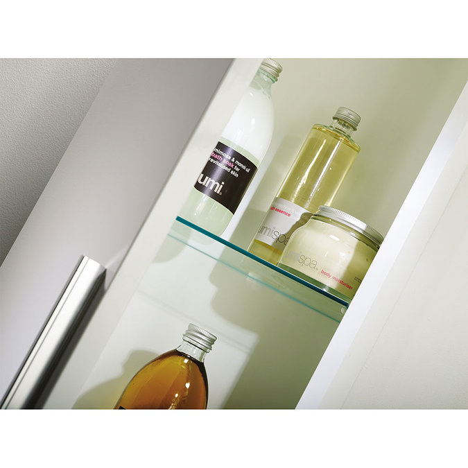 Roper Rhodes 300mm Tall Bathroom Storage Cupboard - Gloss White Profile Large Image